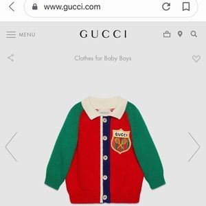 Baby boy Gucci Cardigan/sweater 100% authentic
